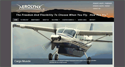 Desktop Screenshot of aerolynxcharter.com